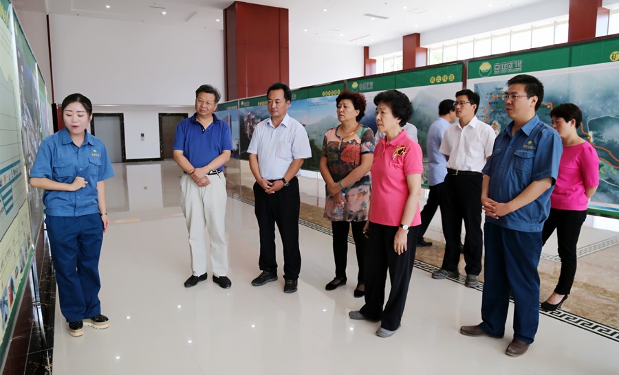 1-2015年8月，全國政協(xié)副主席、中國科學院院士王志珍一行蒞臨金徽股份調(diào)研。.jpg